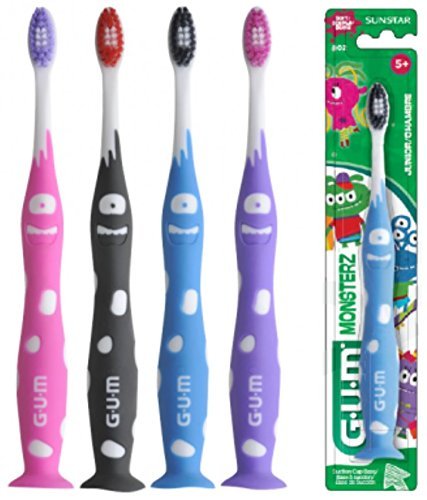 GUM Monsterz Kids and Toddler Toothbrush, Soft, Ages 5+,  - 1 unit