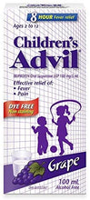 Load image into Gallery viewer, Advil Children&#39;s Ibuprofen Suspension Dye-Free, Grape Flavour - 100ml
