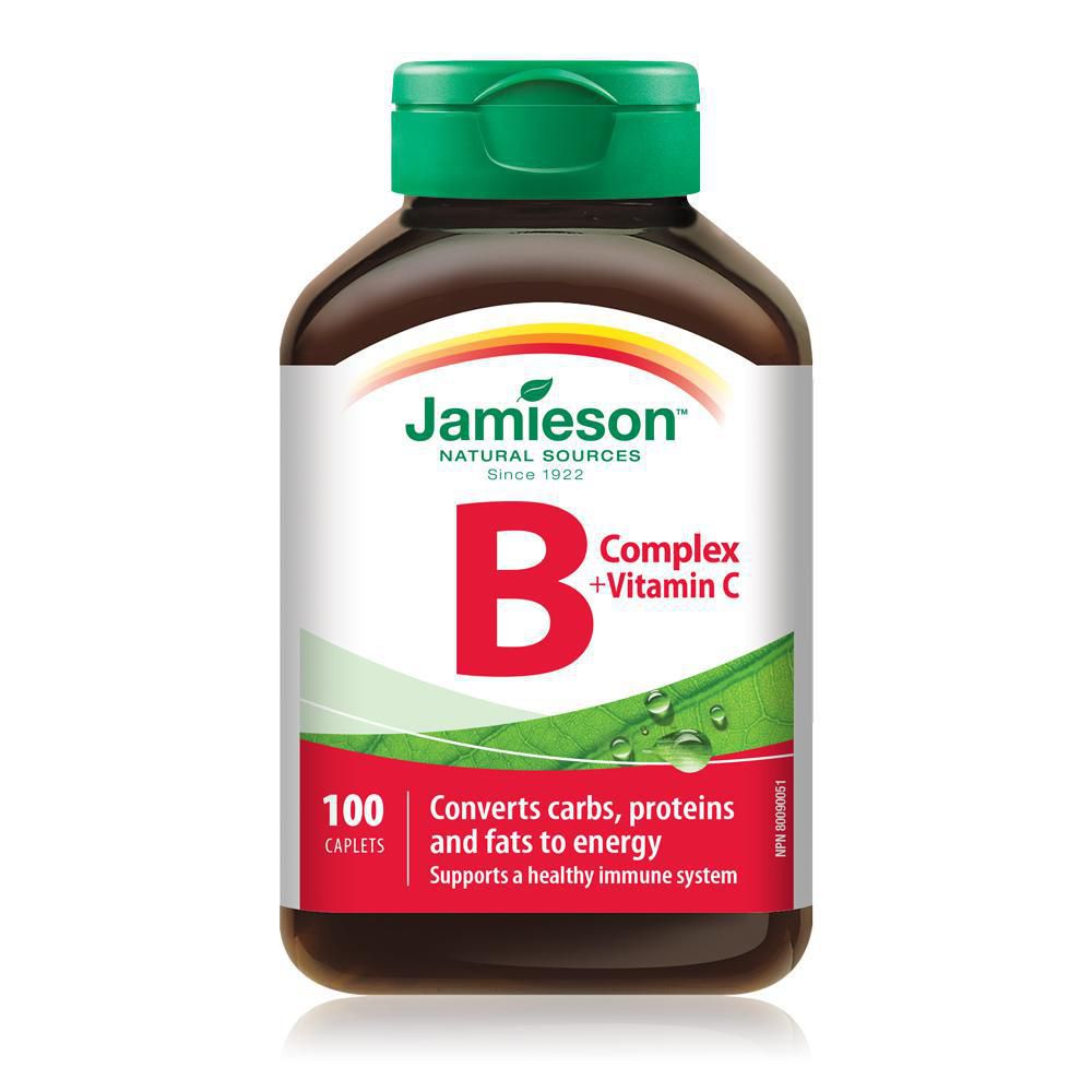 Jamieson B Complex + Vitamin C - 100 caplets