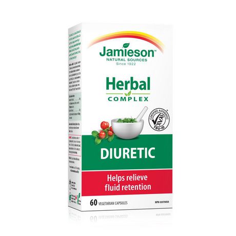 Jamieson Herbal Complex Diuretic Capsules - 60 capsules