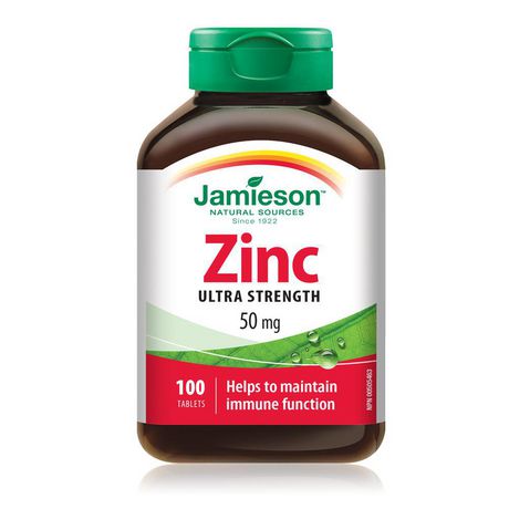 Jamieson Zinc, Ultra Strength 50 mg - 100 tablets