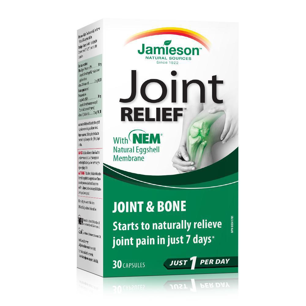 Jamieson Joint Relief with NEM Natural Eggshell Membrane - 30 capsules