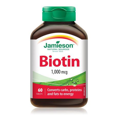 Jamieson Biotin 1000 mcg - 60 tablets