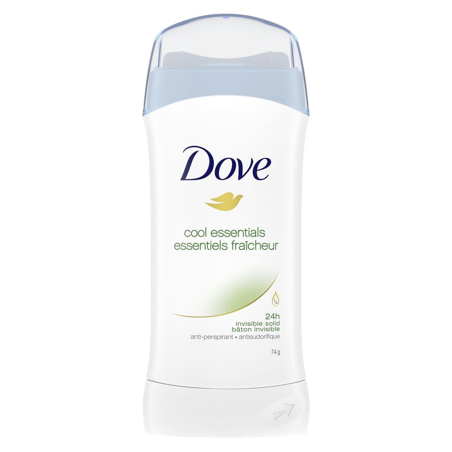 Dove Cool Essentials Invisible Solid Antiperspirant - 74 g