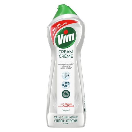 Vim Cream Cleaner With Bleach, Original - 750