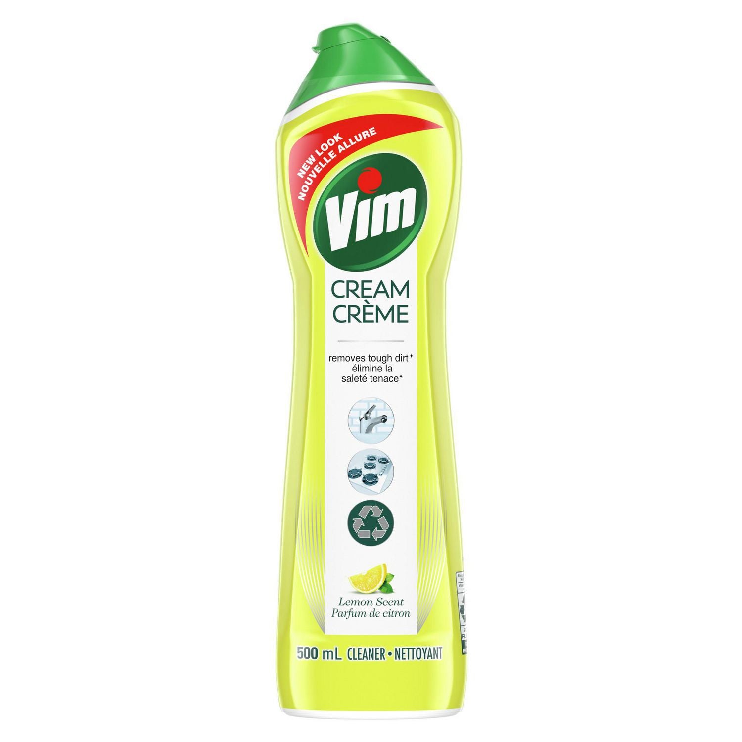 Vim Cream Cleaner, Lemon Scent - 500mL 