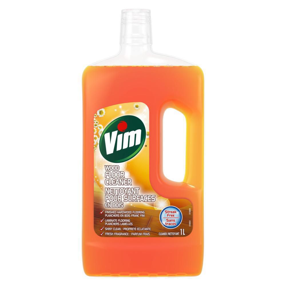 Vim Floor Cleaner, Wood, Streak-Free - 1L