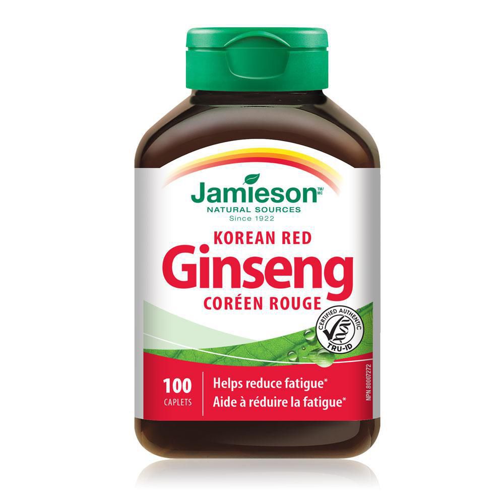 Jamieson Korean Red Ginseng - 100 caplets