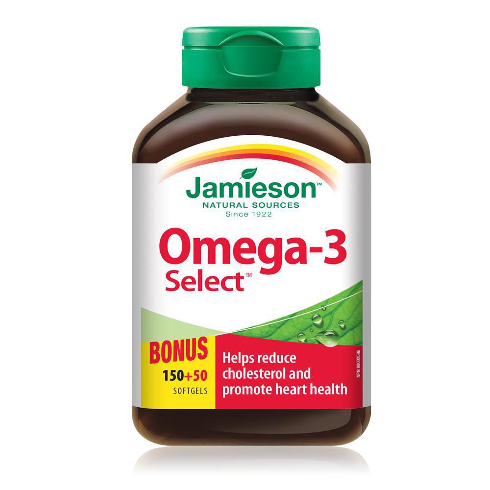 Jamieson Omega-3 Select 1000 mg - 200 softgels