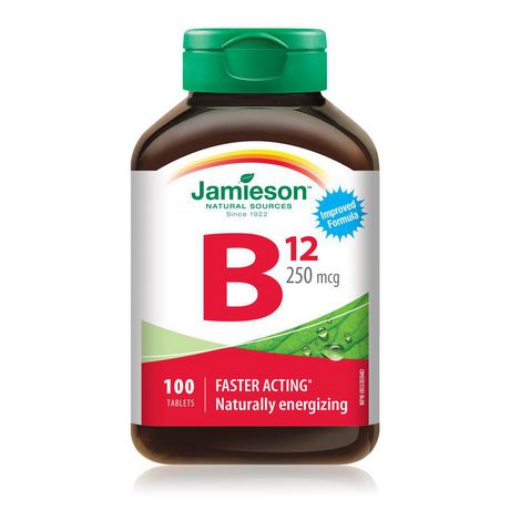 Jamieson Vitamin B12 250 mcg - 100 tablets