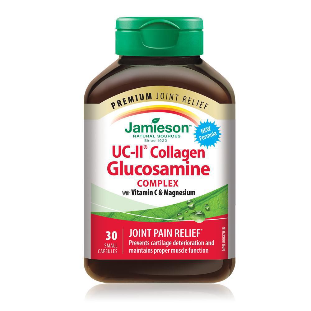 Jamieson UCII Collagen Glucosamine Complex Capsules 30 small capsul