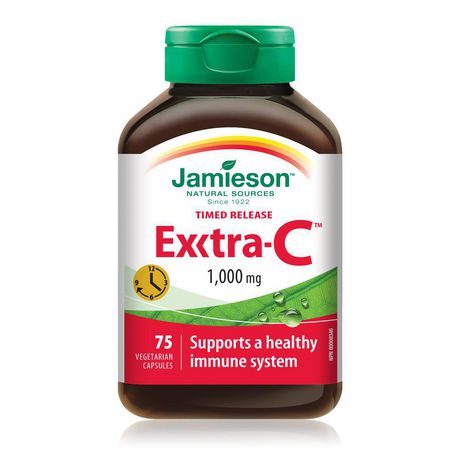 Jamieson Timed Release Extra-C 1000 mg - 75 capsules