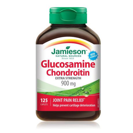Jamieson Glucosamine Chondroitin Extra Strength, 900 mg - 125 caplets