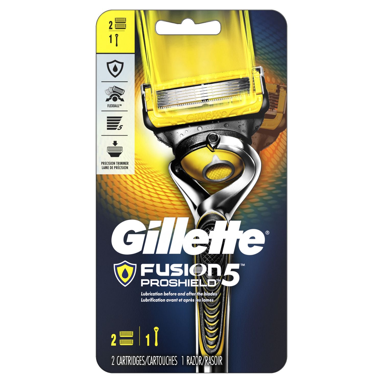 Gillette Fusion5 ProShield - 1 razor, 2 cartridges