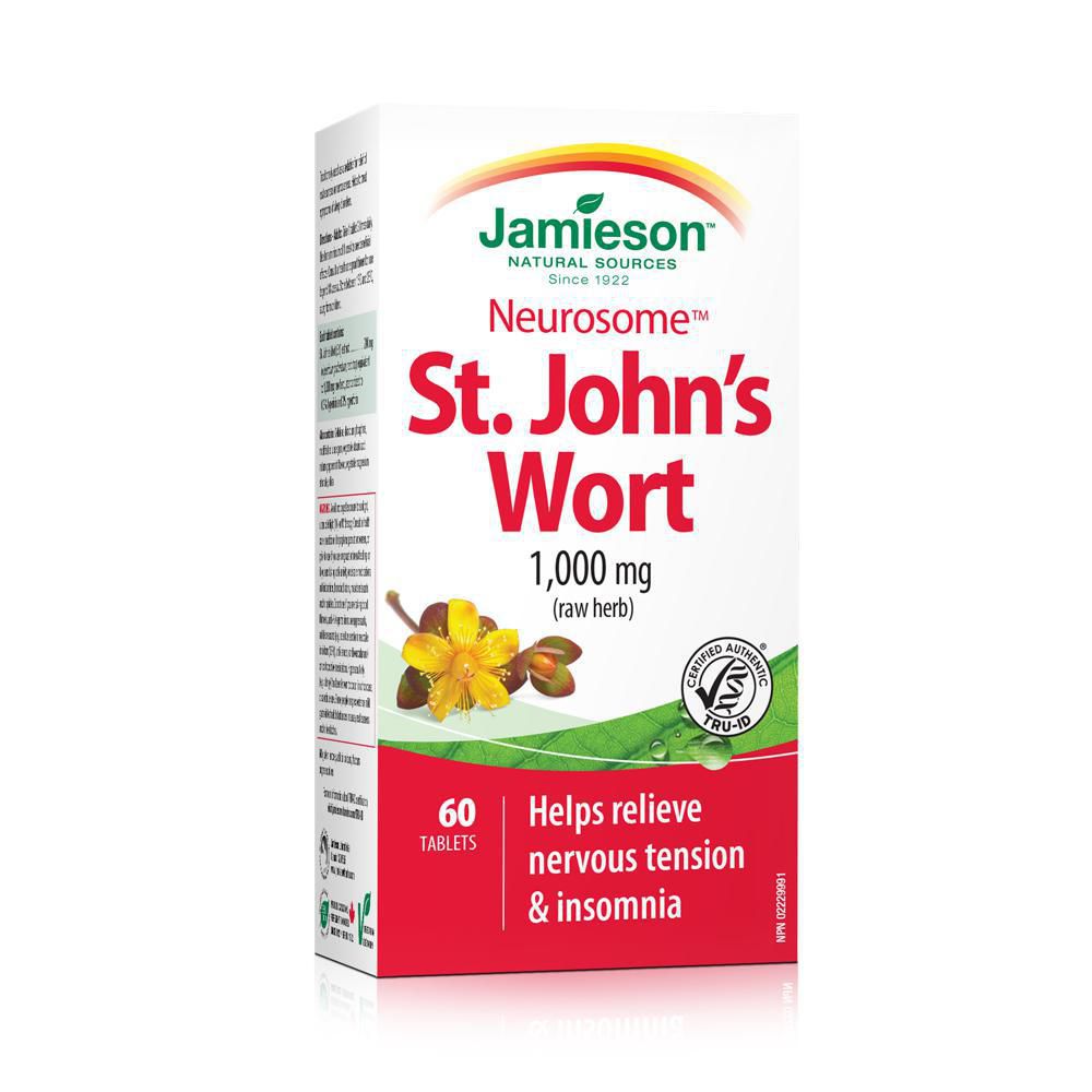 Jamieson Neurosome St. John's Wort 1,000 mg - 60 tablets