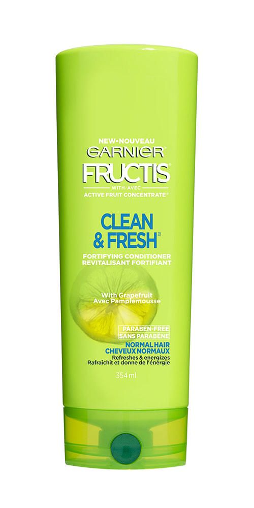 Garnier Fructis Clean & Fresh Fortifying Conditioner with Grapefruit - 354 ml