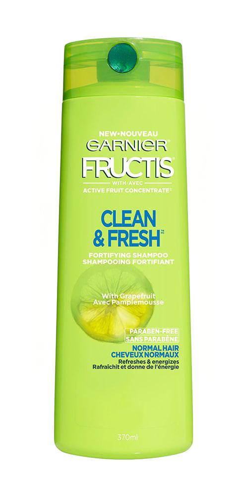 Garnier Fructis Clean & Fresh Fortifying Shampoo with Grapefruit - 370 ml