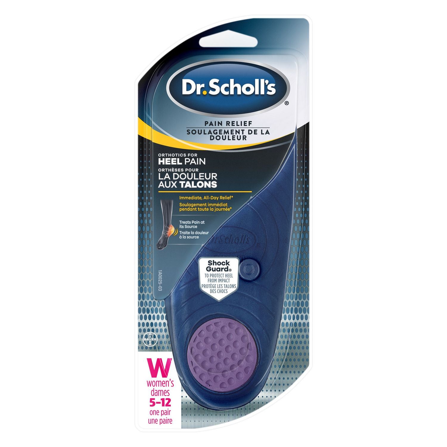 Dr. Scholl's Pain Relief Orthotics for Heel Pain - Women's - 1 pair, size 5-12