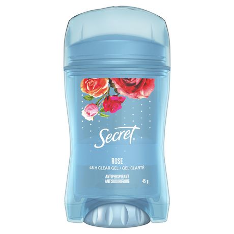 Secret Clear Gel Antiperspirant, Rose - 45 g