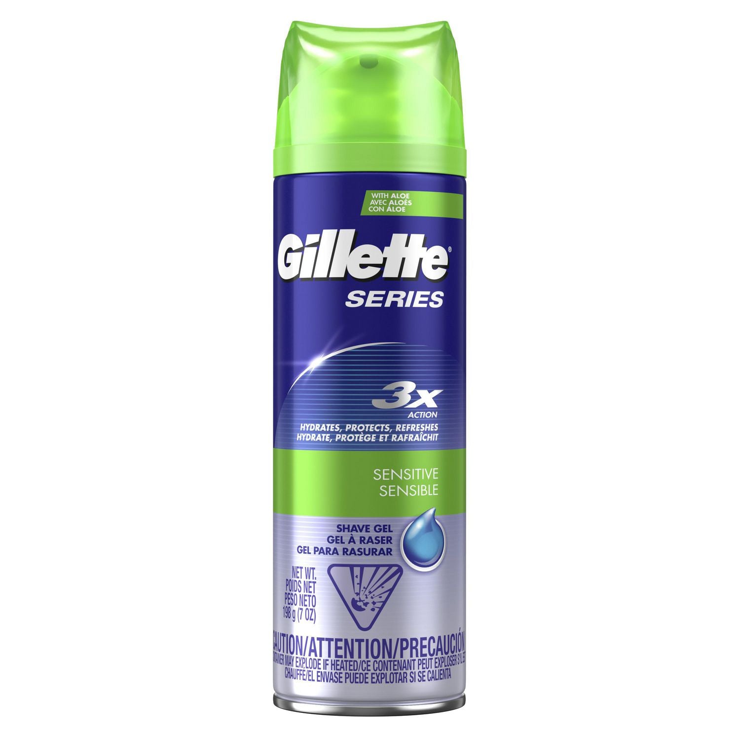 Gillette Series Sensitive Shave Gel - 198 g