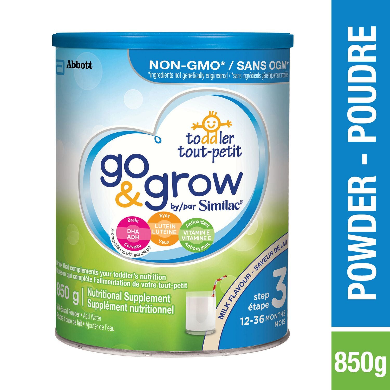 Similac Go & Grow Step 3 (12-36 months) Powder Formula - 850 g