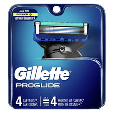 Load image into Gallery viewer, Gillette Fusion5 ProGlide, Men&#39;s Razor Blade Refills - 4 cartridges
