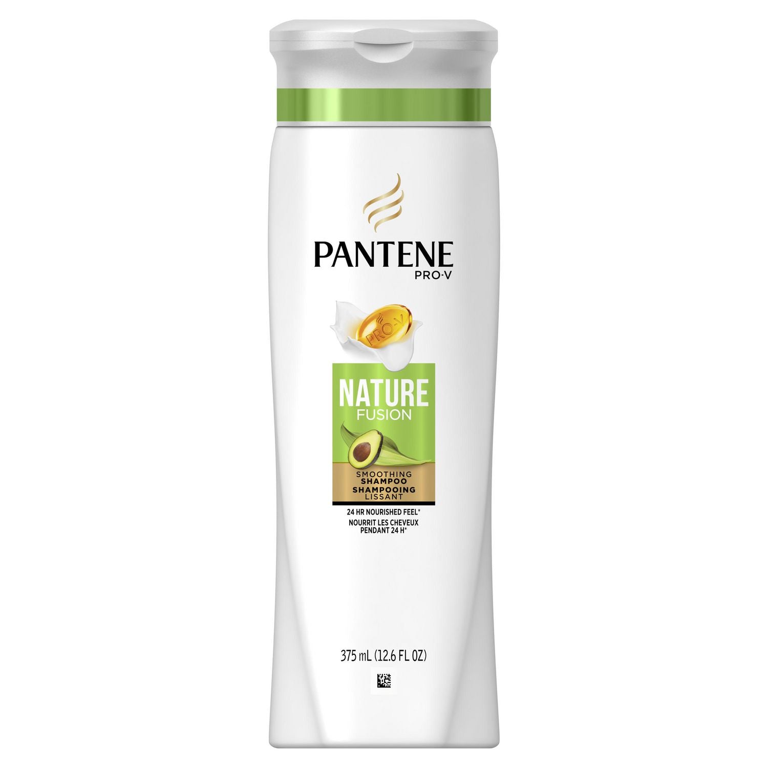 Pantene Pro-V Nature Fusion Smoothing Shampoo with Avocado Oil - 375 ml