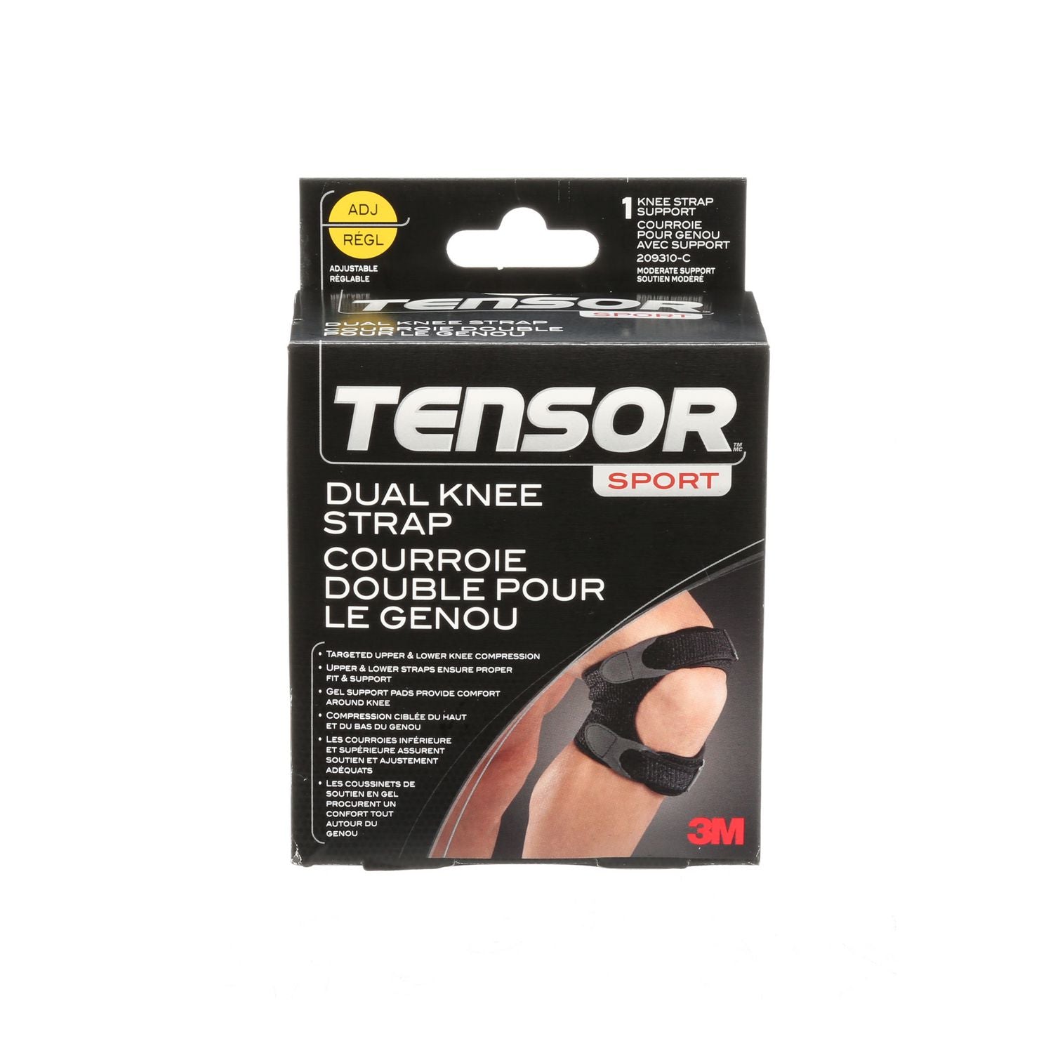 3M Tensor Sport Dual Knee Strap - 1 unit