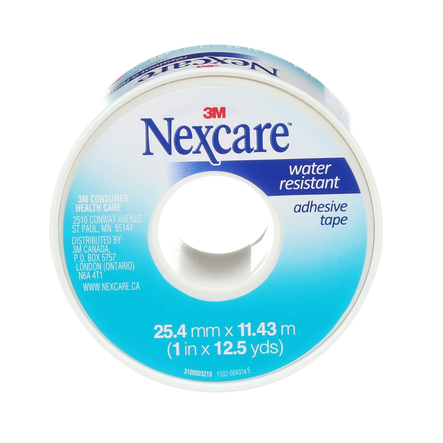 3M Nexcare Water Resistant Adhesive Tape 25.4mm x 11.43m