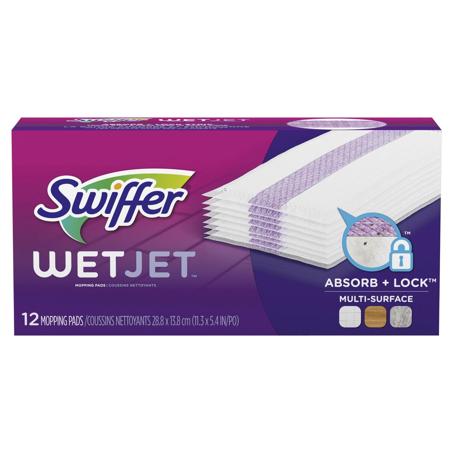 Swiffer WetJet Mopping Pads - 12 mopping pads