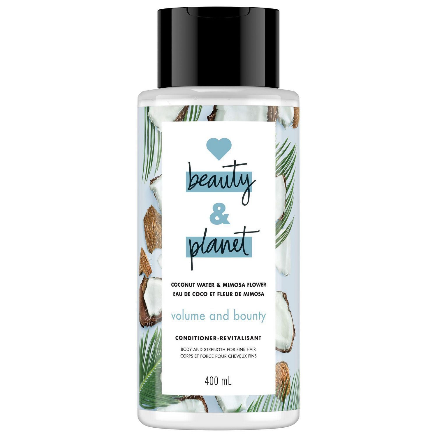 Love Beauty and Planet, Coconut Water & Mimosa Flower, Volume & Bounty Conditioner - 400 ml