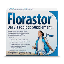 Load image into Gallery viewer, Florastor Daily Probiotic Supplement - 50 vegetable capsules
