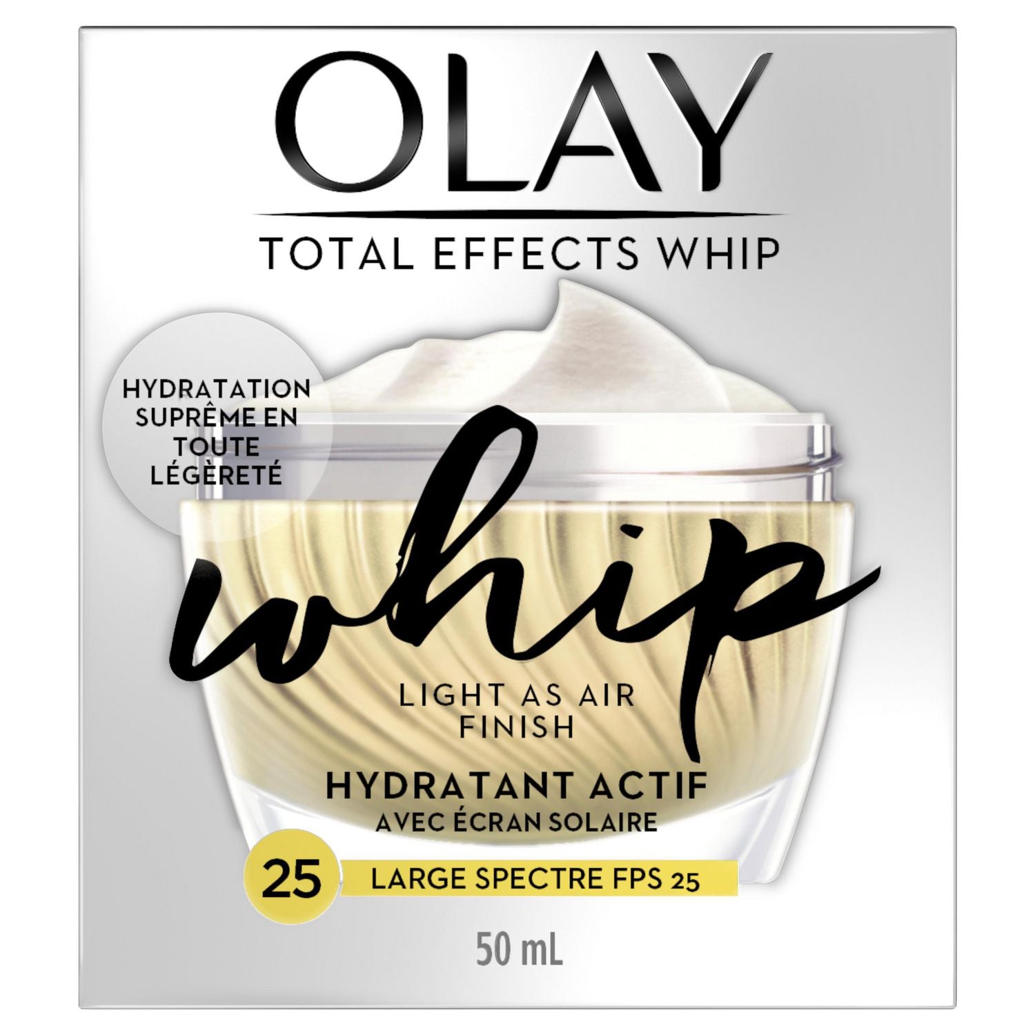 Olay Total Effects Whip Face Moisturizer SPF 25 - 50 ml