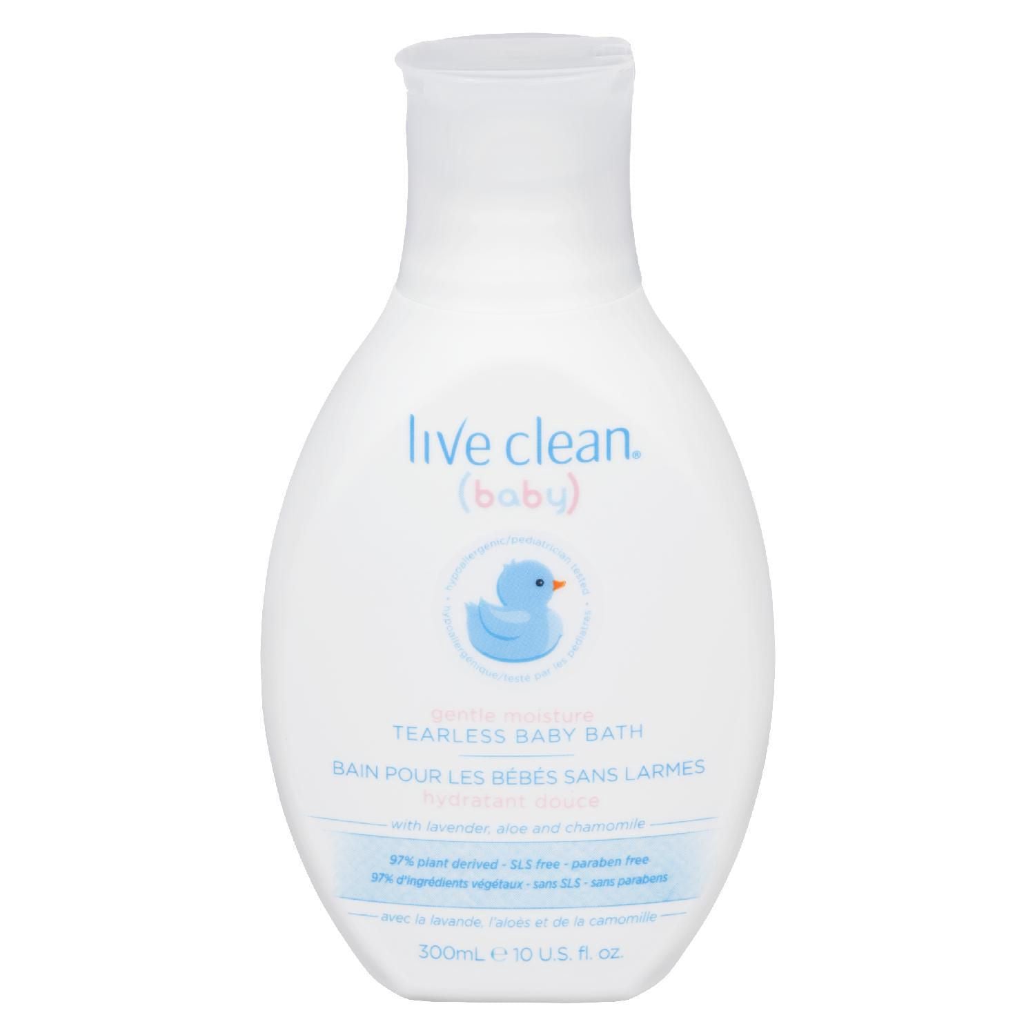 Live Clean Gentle Moisture Tearless Baby Bath - 300 ml