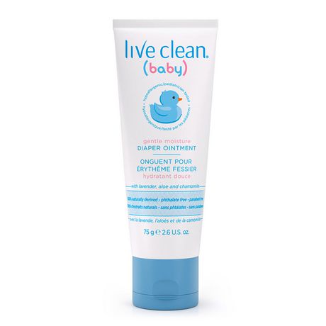 Live Clean Gentle Moisture Diaper Ointment - 75 g