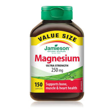 Load image into Gallery viewer, Jamieson Ultra Strength Magnesium, 250 mg - 150 caplets
