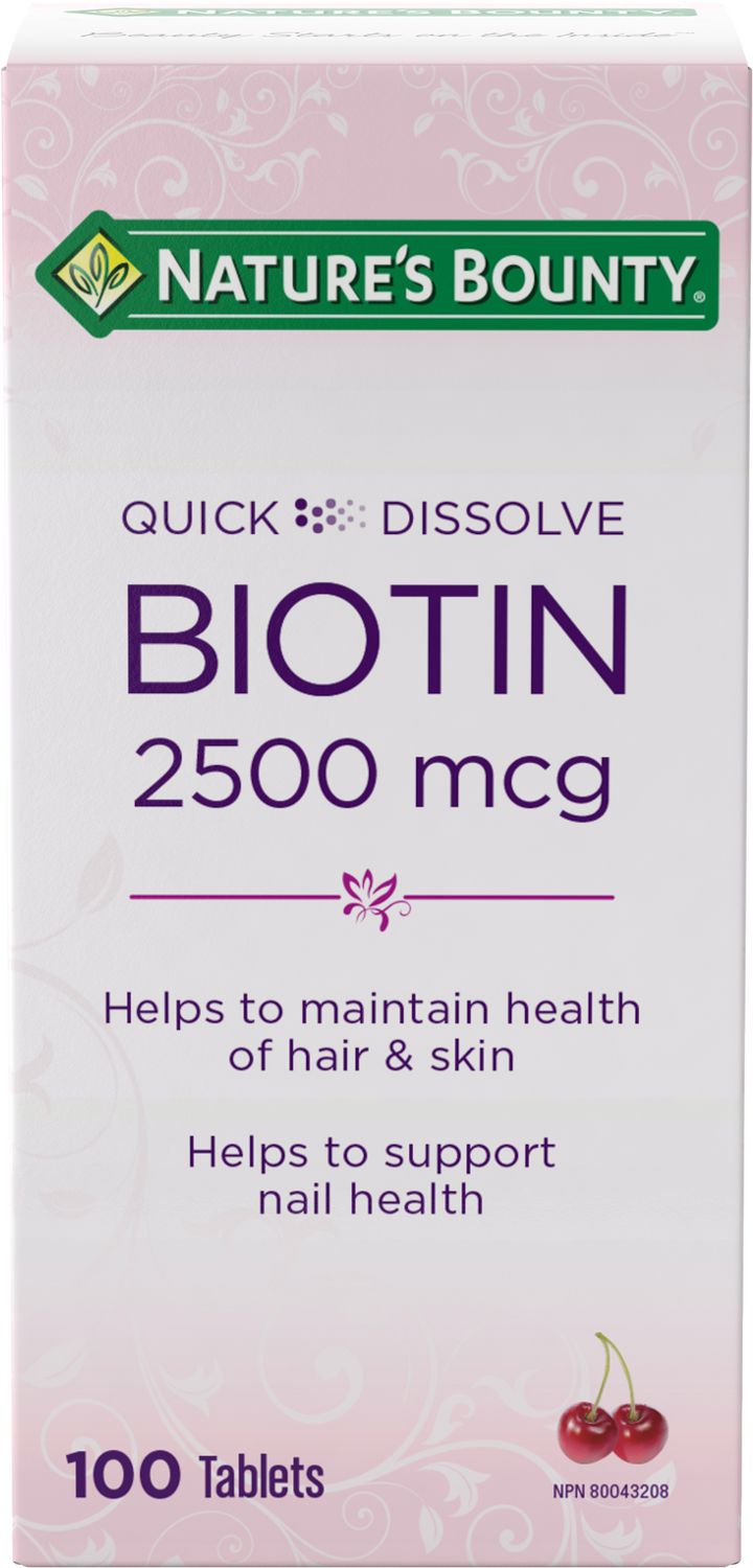 Nature's Bounty Quick Dissolve Biotin 2500mcg - 100 tablets