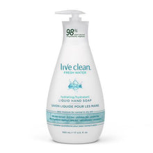 Load image into Gallery viewer, Live Clean Liquid Hand Soap, Fresh Water - 500 ml
