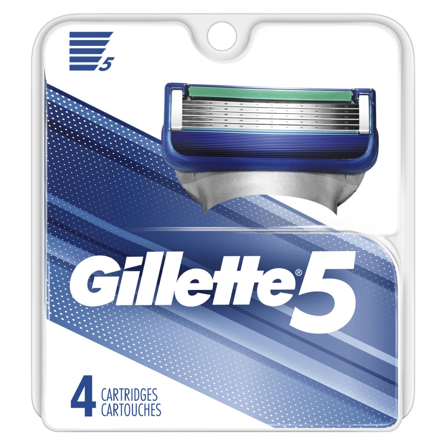 Gillette5 Men's Razor Blade Refills - 4 cartridges