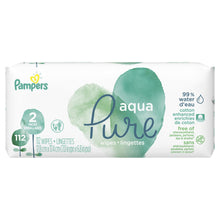 Load image into Gallery viewer, Pampers Aqua Pure Wipes - 112 wipes
