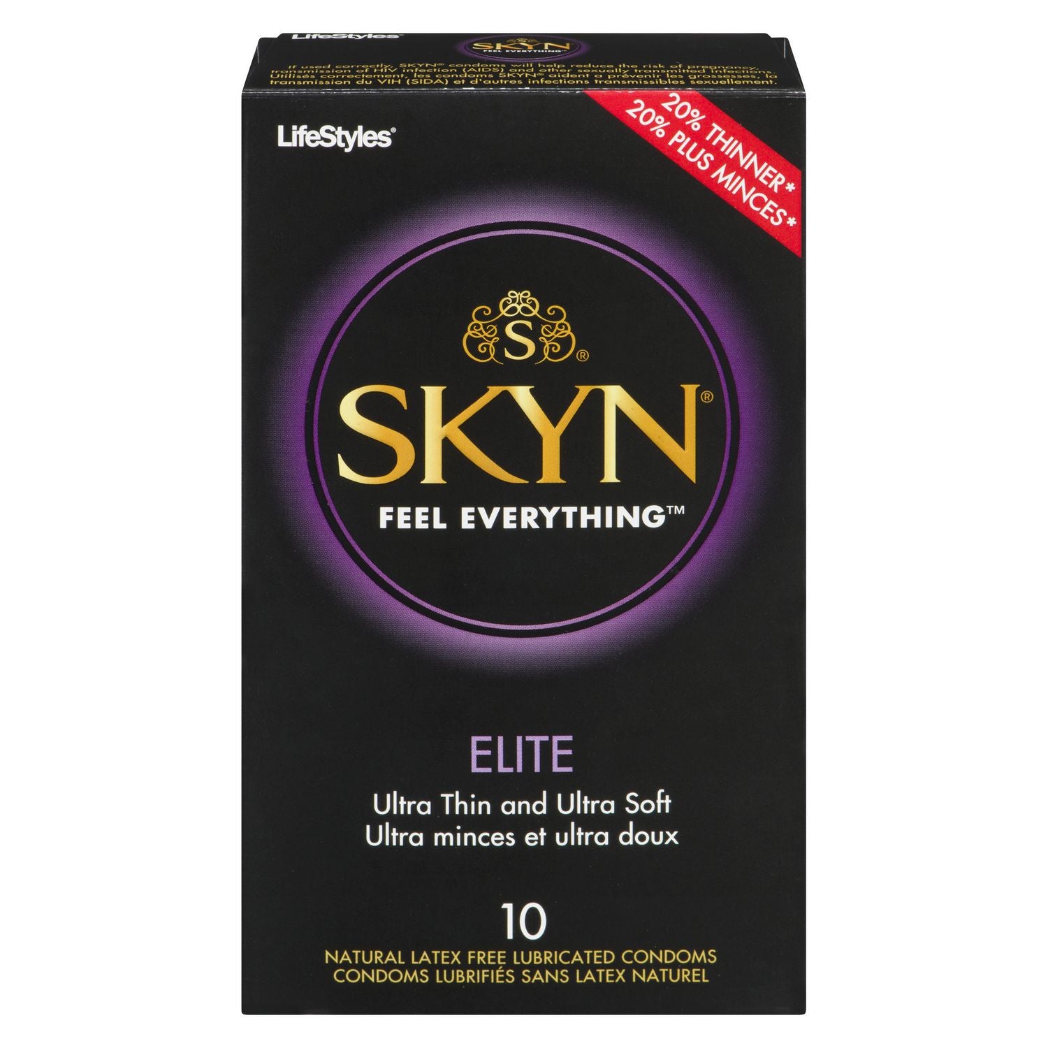 Skyn Elite Ultra Thin and Ultra Soft - 10 condoms