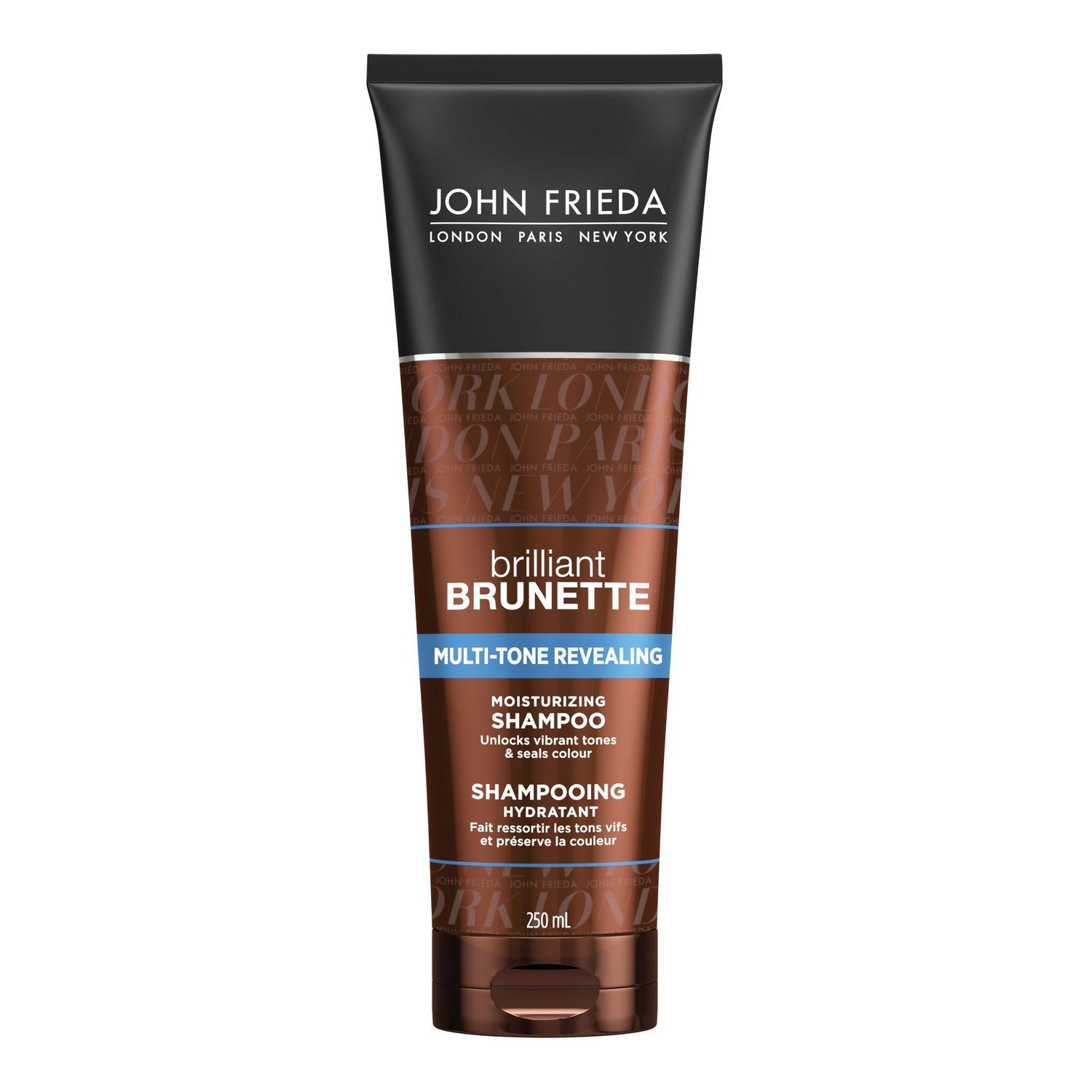 John Frieda Brilliant Brunette, Multi-Tone Revealing Moisturizing Shampoo - 250 ml