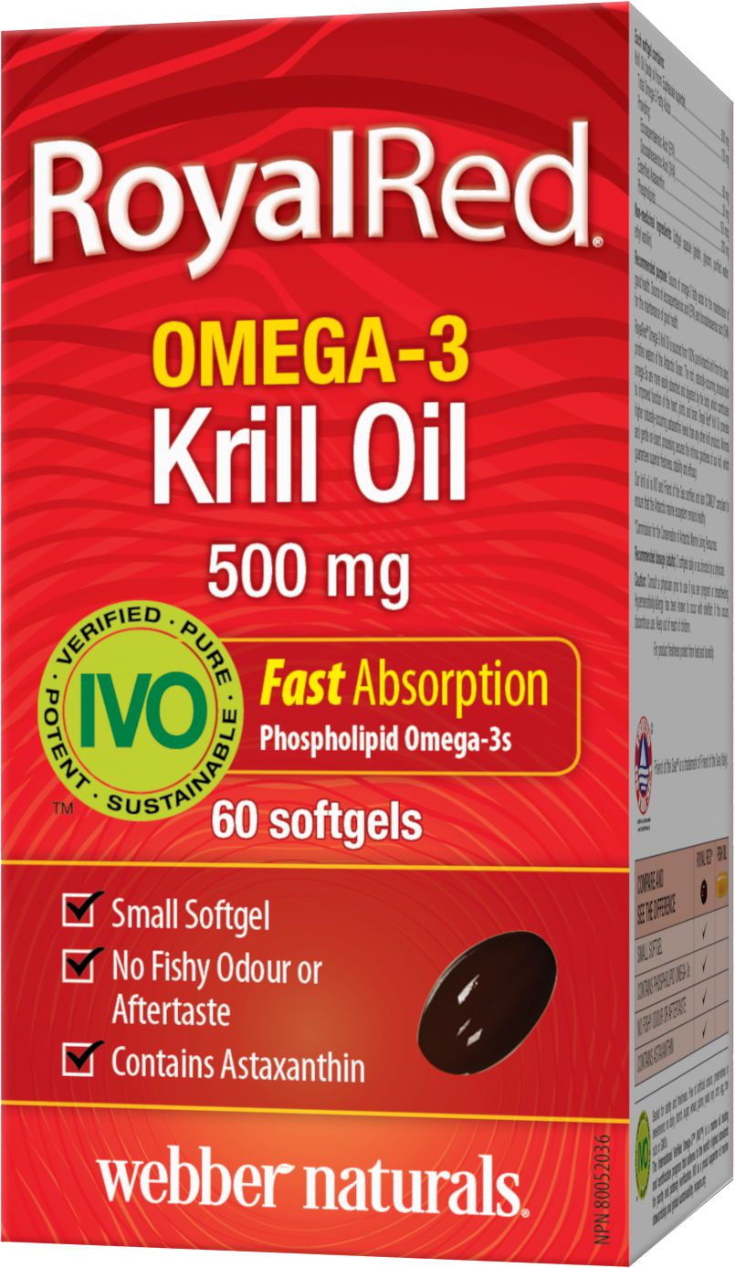 Webber Naturals Omega-3 Krill Oil 500 mg - 60 softgels