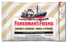 Load image into Gallery viewer, Fisherman&#39;s Friend Sucrose Free Honey-Lemon Lozenges - 22 lozenges
