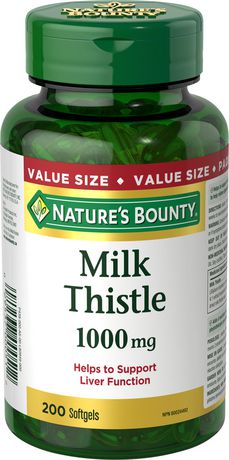 Nature's Bounty Milk Thistle - 200 softgels