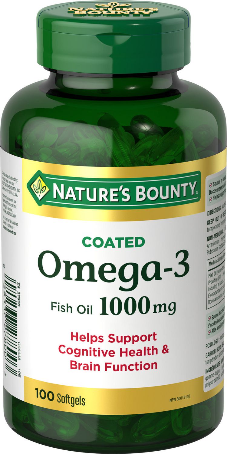 Nature's Bounty Omega 3 1000mg - 180 softgels