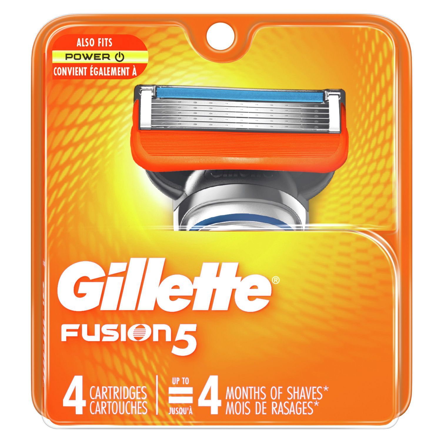 Gillette Fusion5 Men's Razor Blade Refills - 4 cartridges