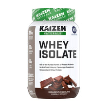 Load image into Gallery viewer, Kaizen Naturals Whey Isolate, Decadent Chocolate - 840 g
