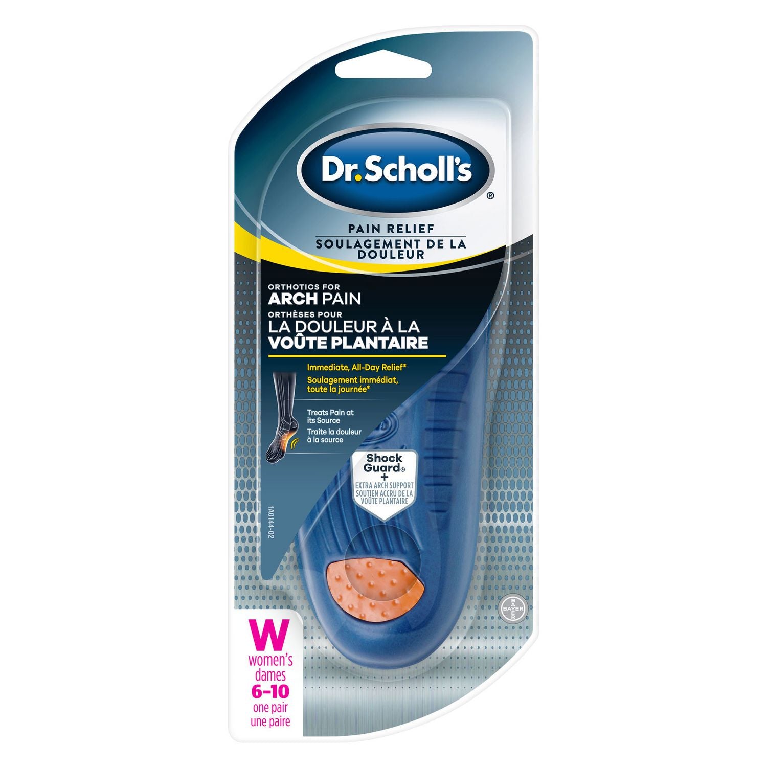 Dr. Scholl's Pain Relief Orthotics for Arch Pain - Women's - 1 pair, size 6-10
