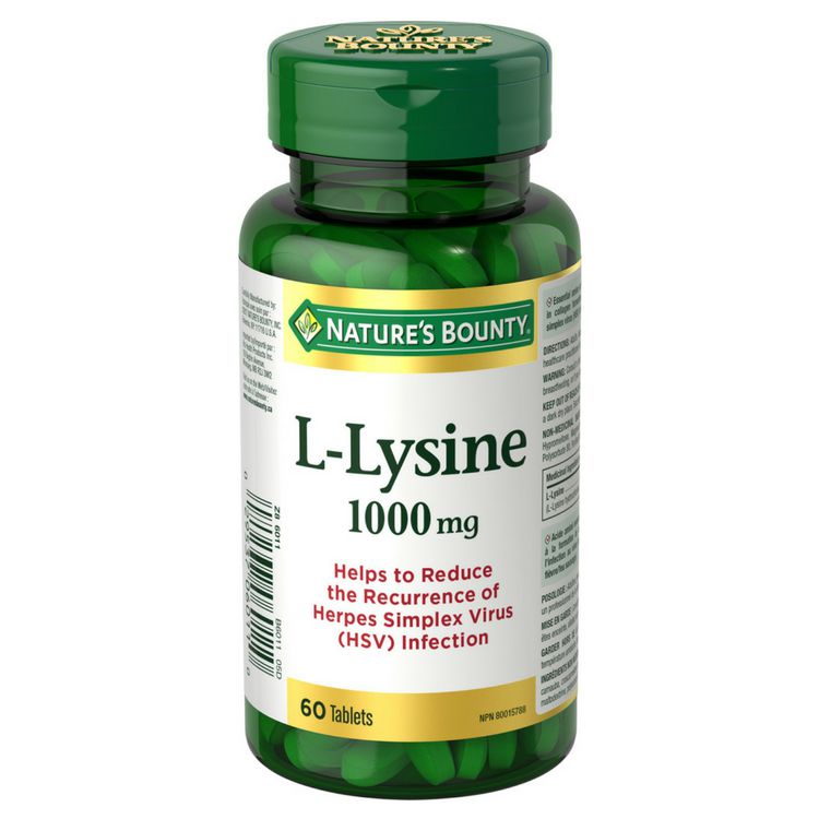 Nature's Bounty L-Lysine - 60 tablets